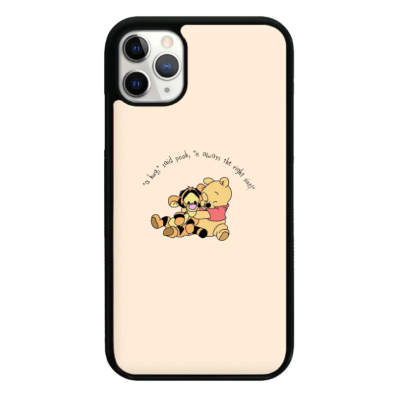 A Hug Said Pooh - Winnie Phone Case