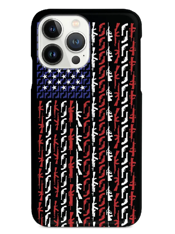 American Flag in Guns - Patriotic Colors Case