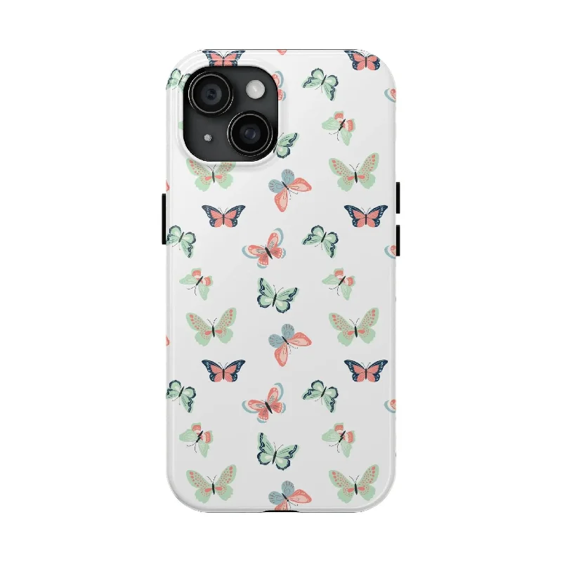 Beautiful Butterfly | White Butterfly Case