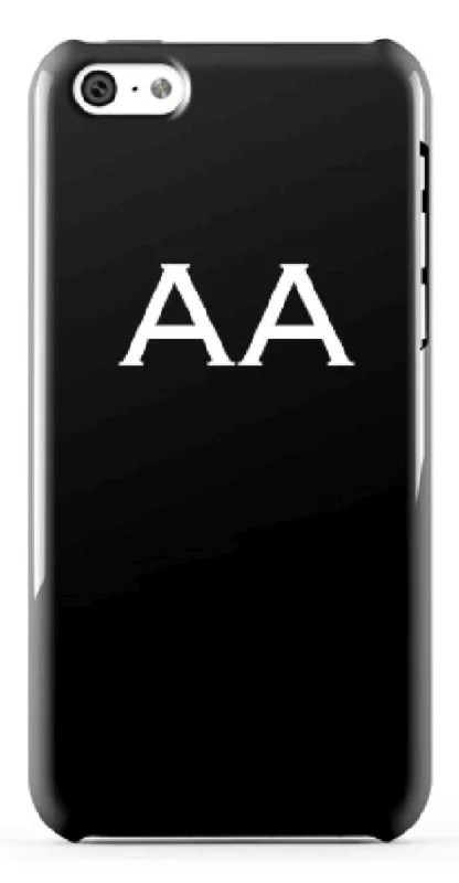 Black & White Initial Phone Case