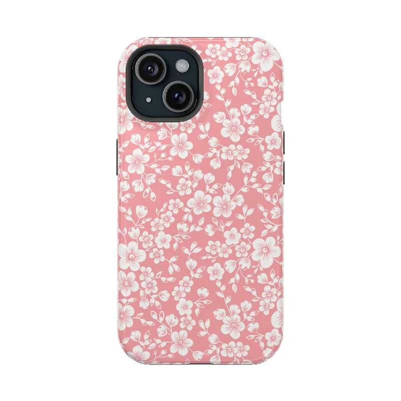 Blossom Blush | White Flowers Case