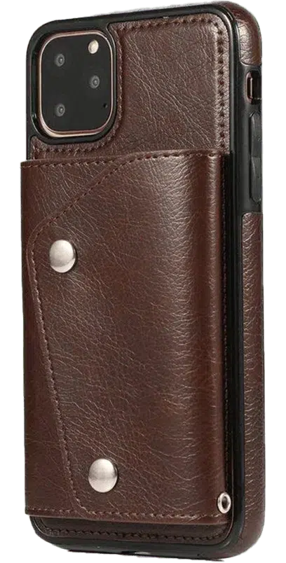 Brown Vegan Leather | Wallet Case