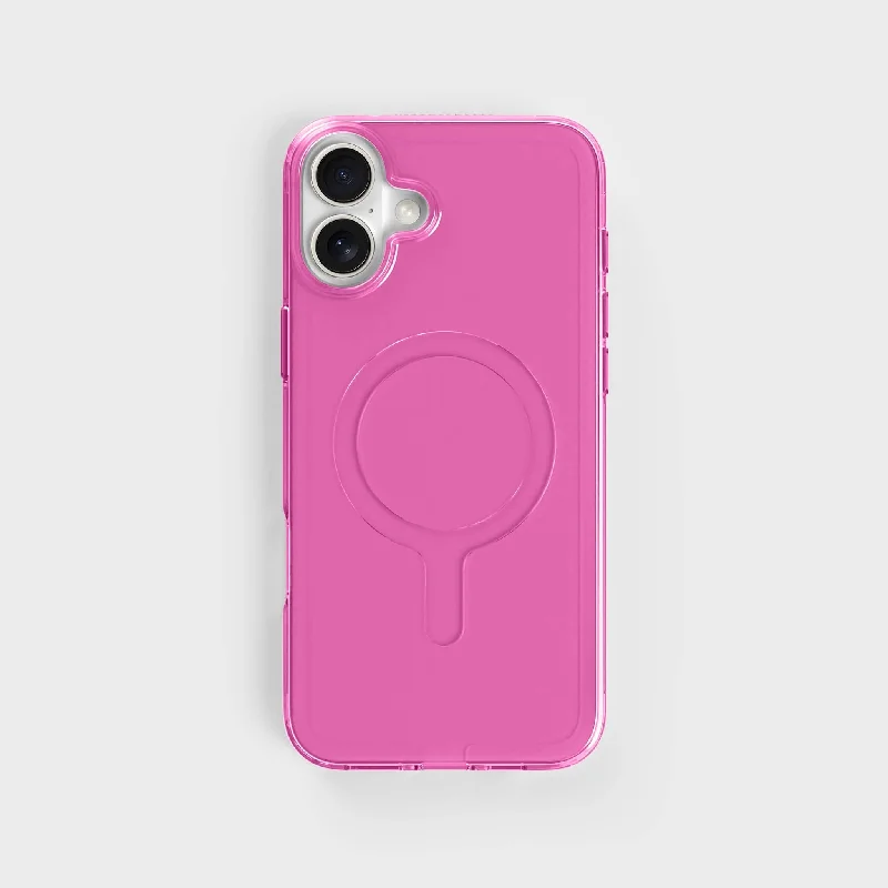 Clear Phone Case, Tinted Candy Pink - Circular & Recycled - 3m Drop Protection | CLRPRTCT™