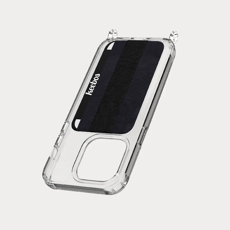 Clear Wallet Case with Connector Rings