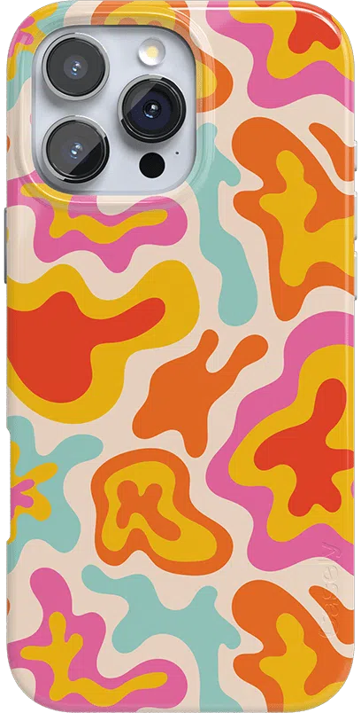 Tropical Color Splash | Abstract Retro Case