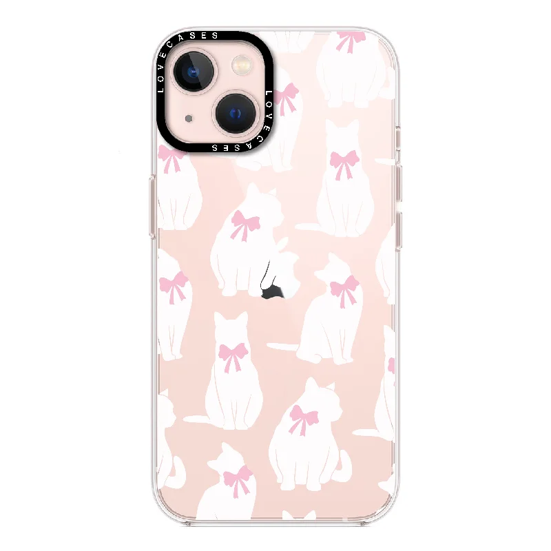 Coquette White Cats Premium Phone Case