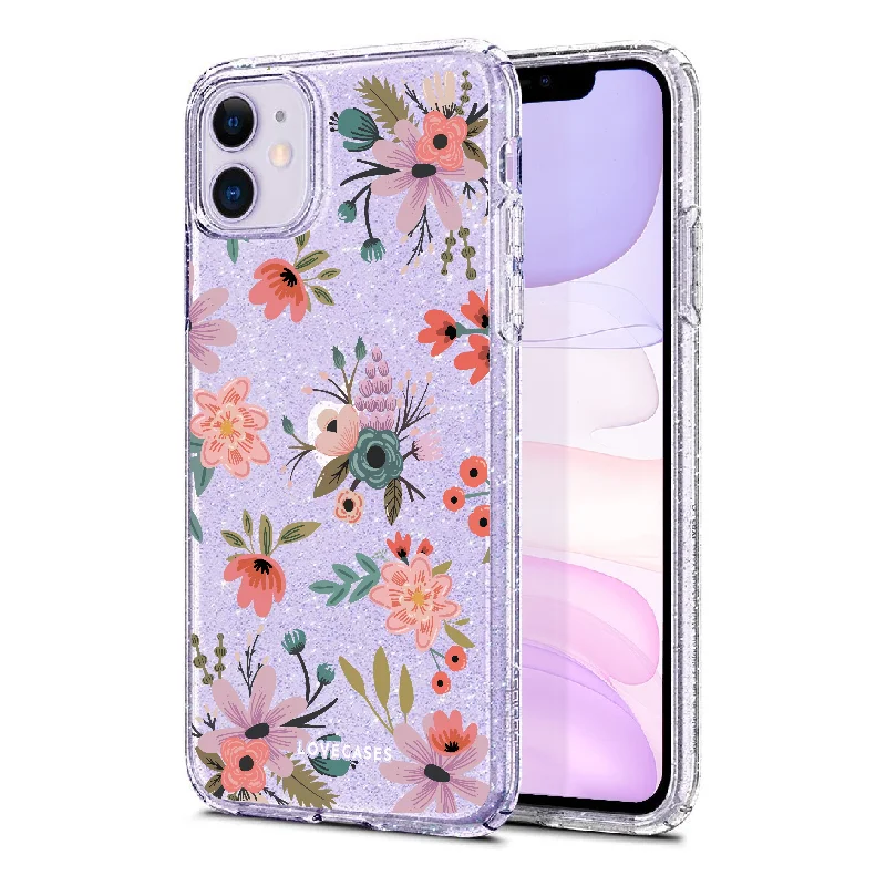 Ditsy Floral Glitter Phone Case