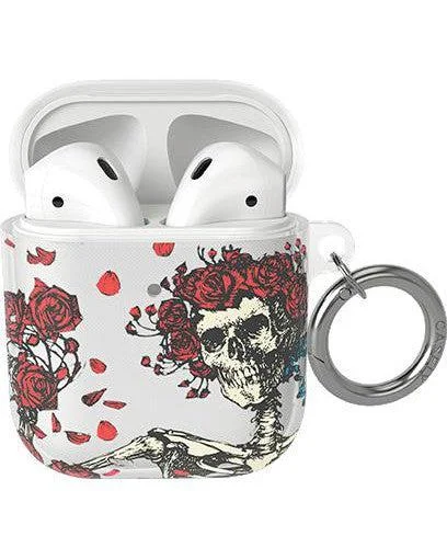 Forever Grateful | Grateful Dead Skeleton Floral AirPods Case