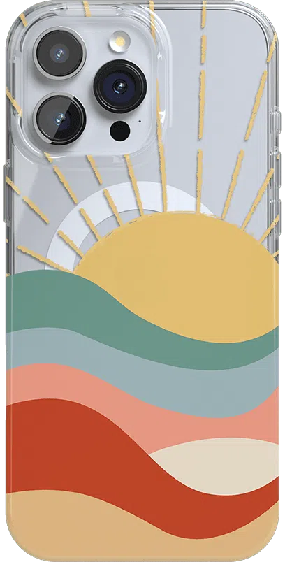 Here Comes the Sun | Colorblock Sunset Case