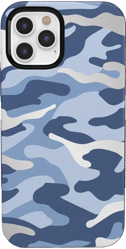 In Formation | Metallic Blue Camo Case