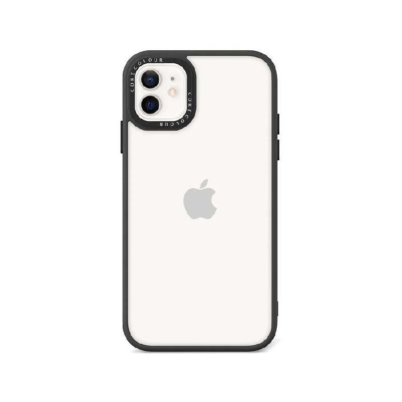 iPhone 11 Jet Black Clear Phone Case