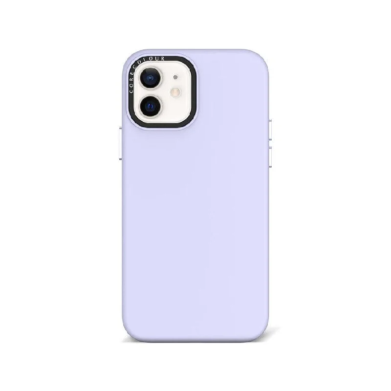 iPhone 12 Lady Lavender Silicone Phone Case