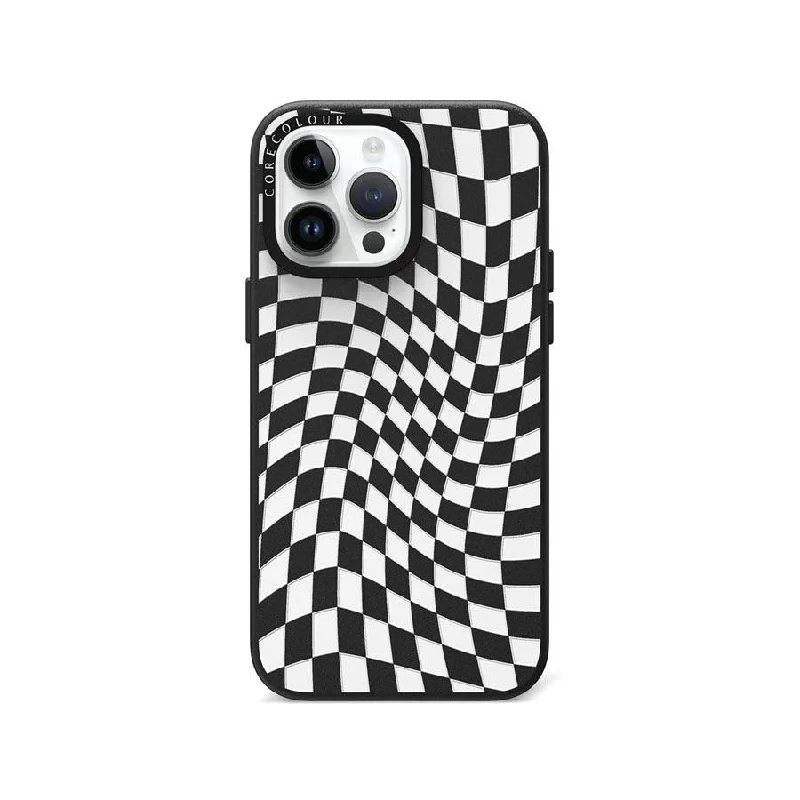 iPhone 14 Pro Max Check Me Out Twisted Black Phone Case