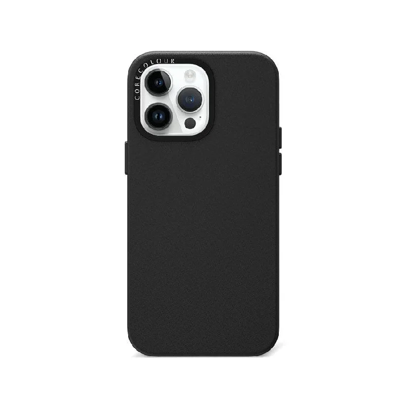 iPhone 14 Pro Max Solid Black Phone Case