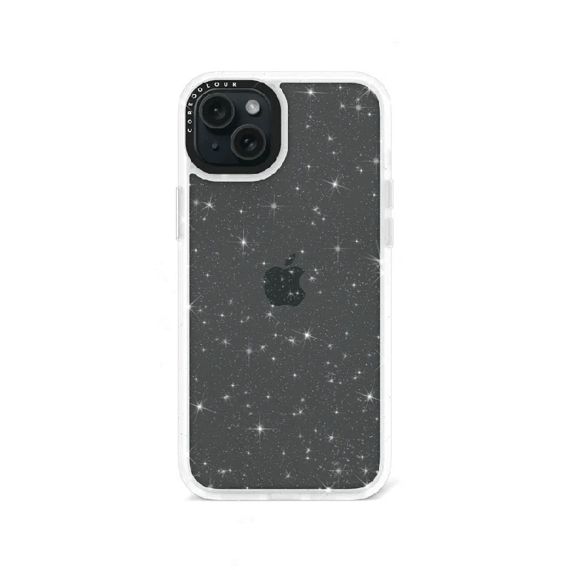 iPhone 15 Plus Clear Glitter Phone Case