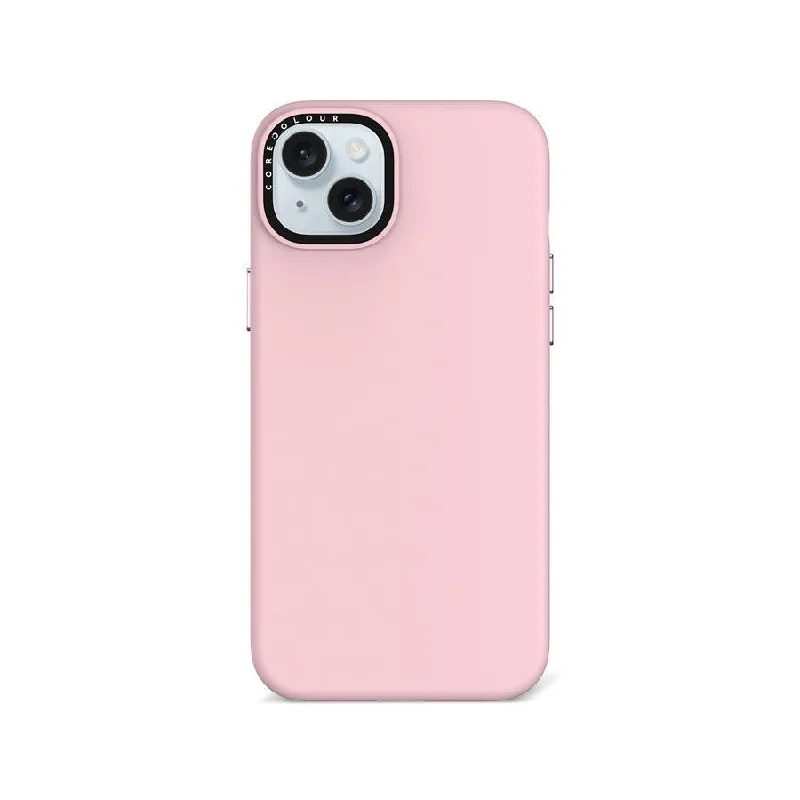 iPhone 15 Plus Pink Ballerina Silicone Phone Case Magsafe Compatible