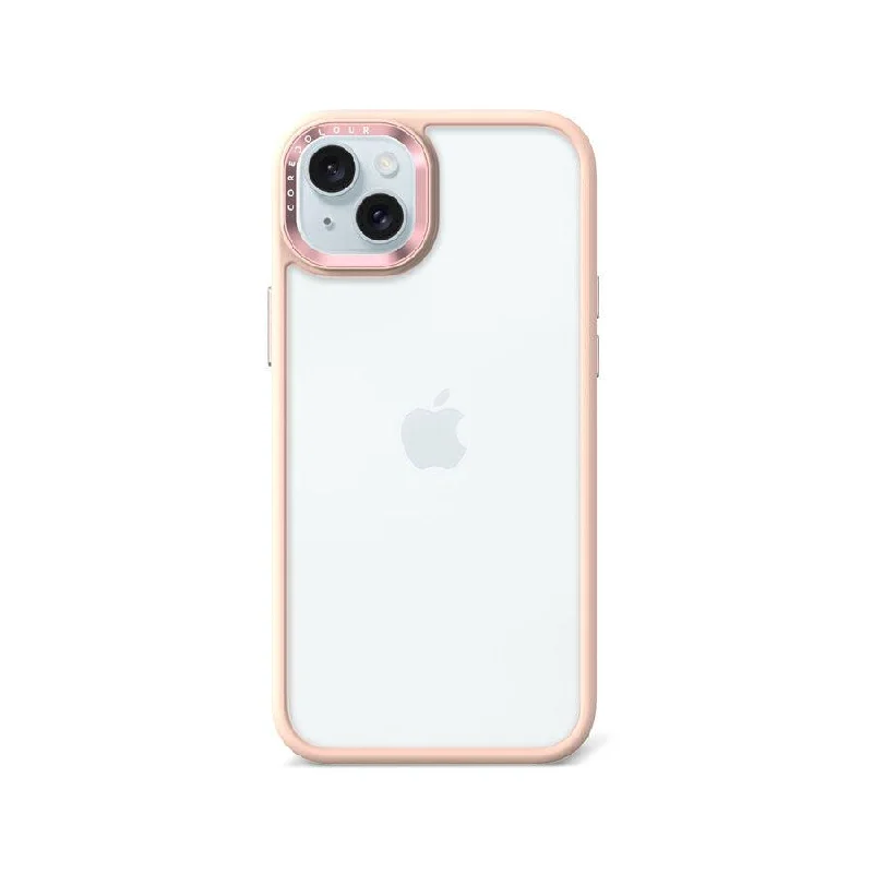 iPhone 15 Plus Pink Lemonade Clear Phone Case