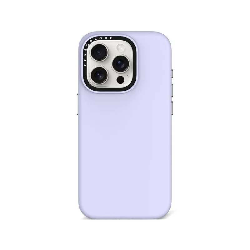 iPhone 15 Pro Lady Lavender Silicone Phone Case Magsafe Compatible