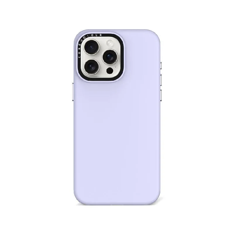 iPhone 15 Pro Max Lady Lavender Silicone Phone Case Magsafe Compatible