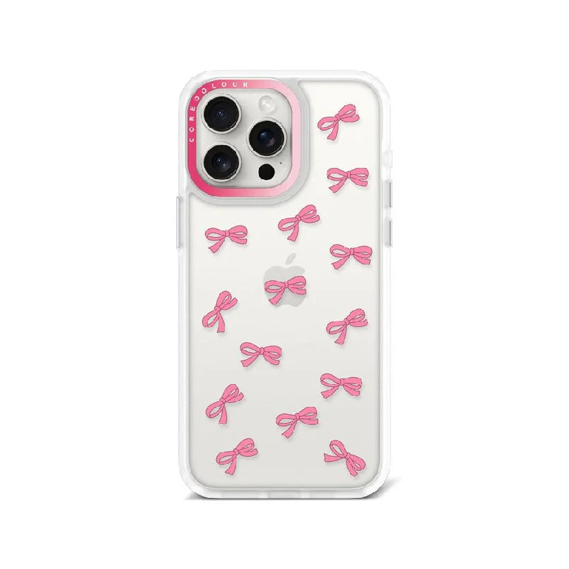 iPhone 15 Pro Max Pink Ribbon Mini Phone Case