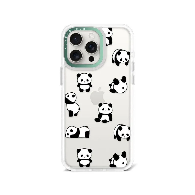 iPhone 15 Pro Max Moving Panda Phone Case