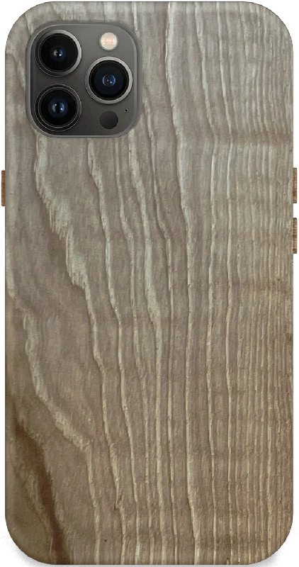 Kerf Select Curly Hickory Wood Phone Case