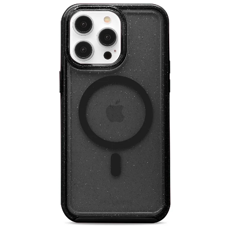 La Hornet - iPhone 14 Pro Max / iPhone 13 Pro Max Clear Black Glitter w/ MagSafe Case