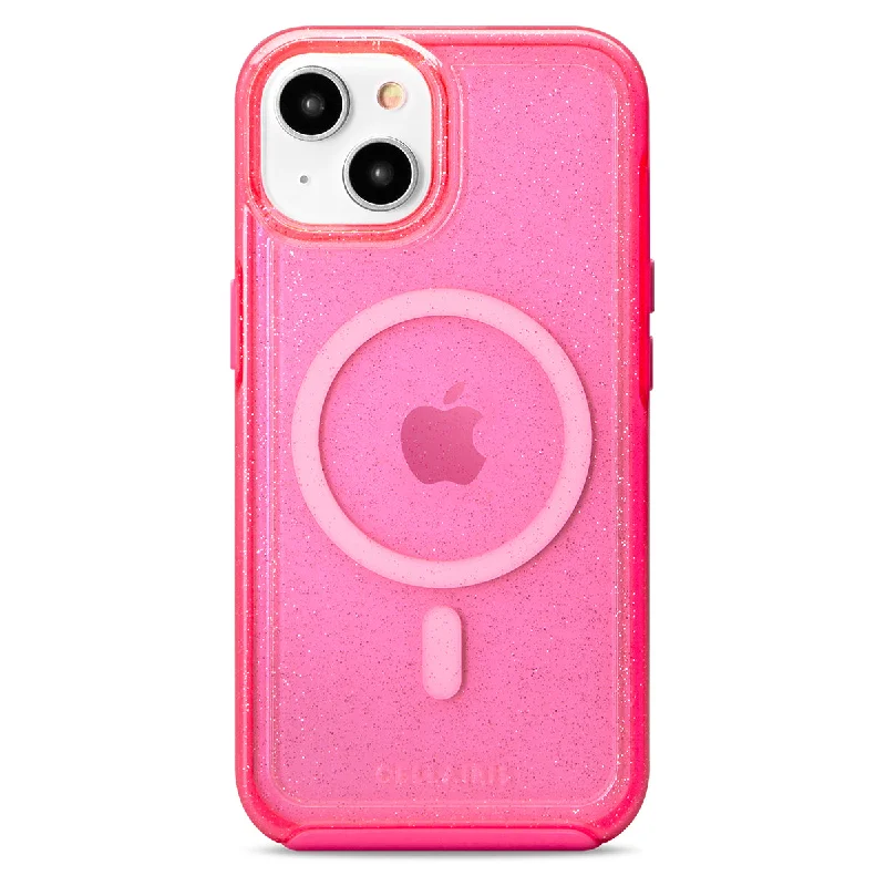 La Hornet - iPhone 15 Plus / iPhone 14 Plus Hot Pink Glitter w/ MagSafe Case