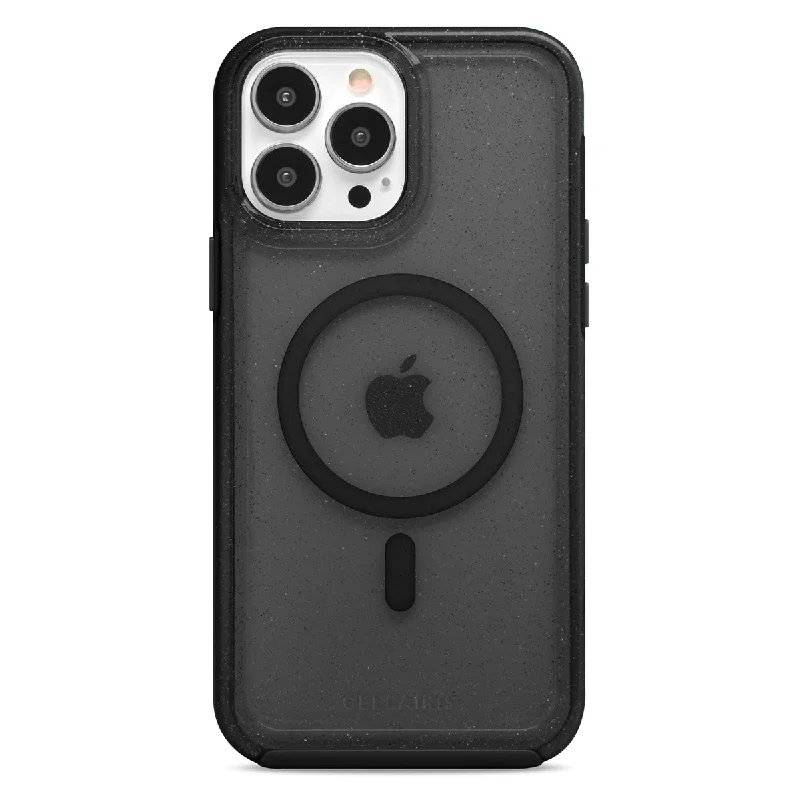 La Hornet - iPhone 15 Pro Clear Black Glitter w/ MagSafe Case