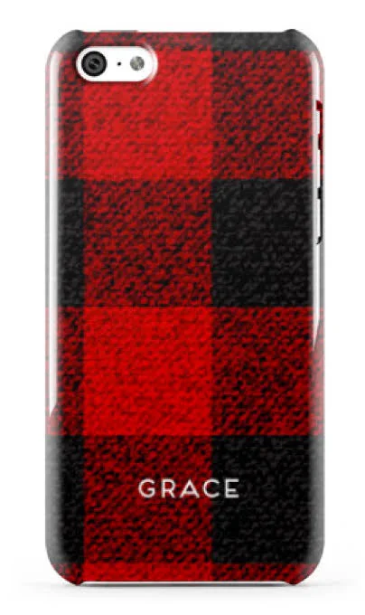 Large Buffalo Plaid Phone Case