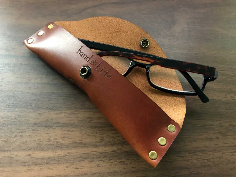 Leather Reading Glasses Case