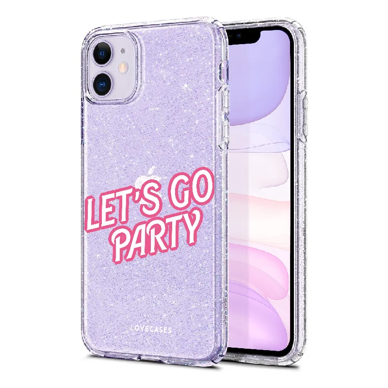 Let’s Go Party Glitter Phone Case