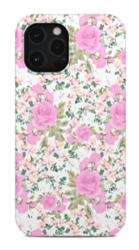 love shack fancy x minnie & emma sunset harbor rose phone case