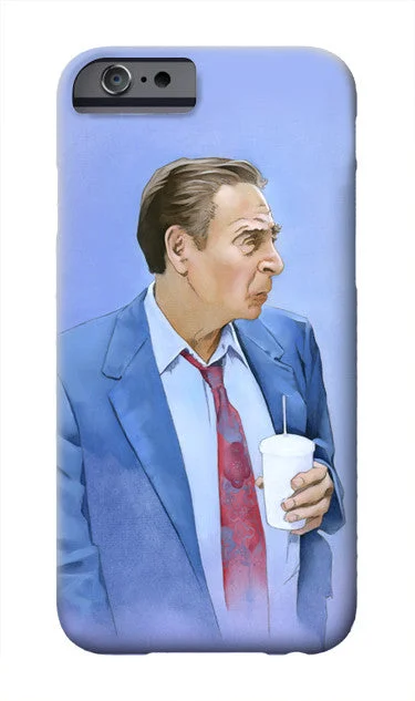 “Man Holding Cup” iPhone case