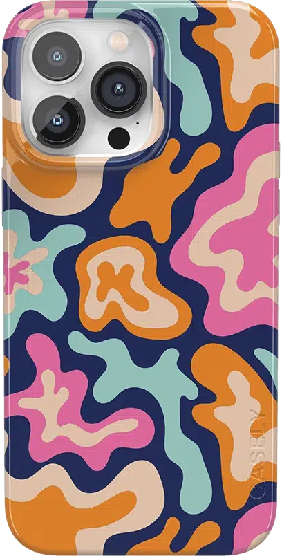 Midnight Color Splash | Abstract Retro Case