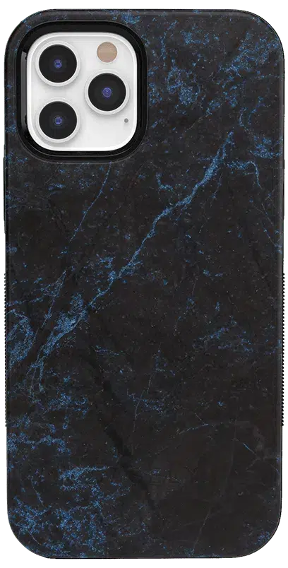 Midnight Marble | Black & Navy Case