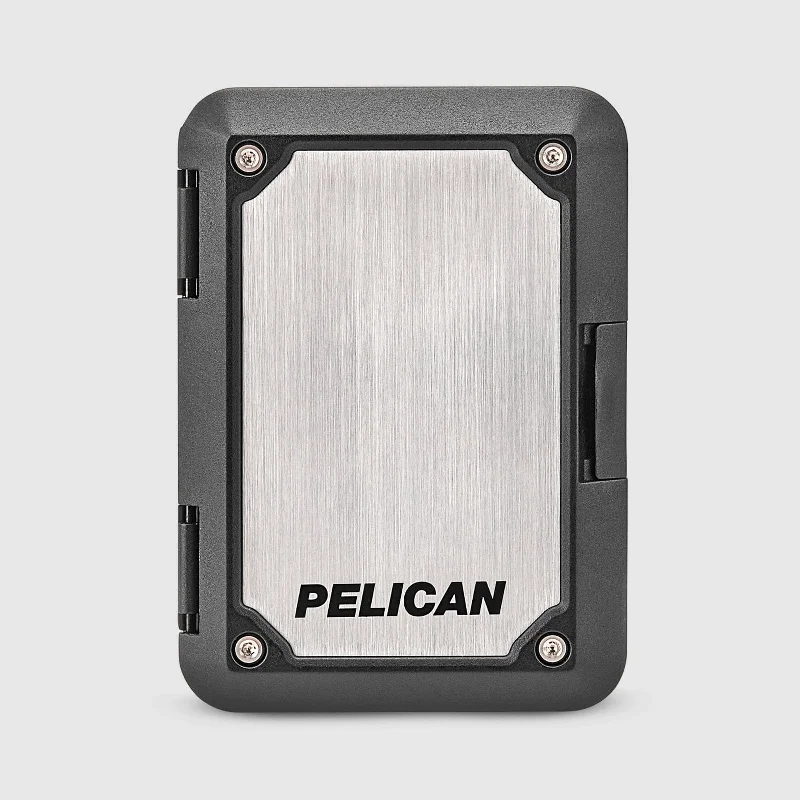 Pelican Shield MagSafe RFID Blocking Wallet Brushed Titanium