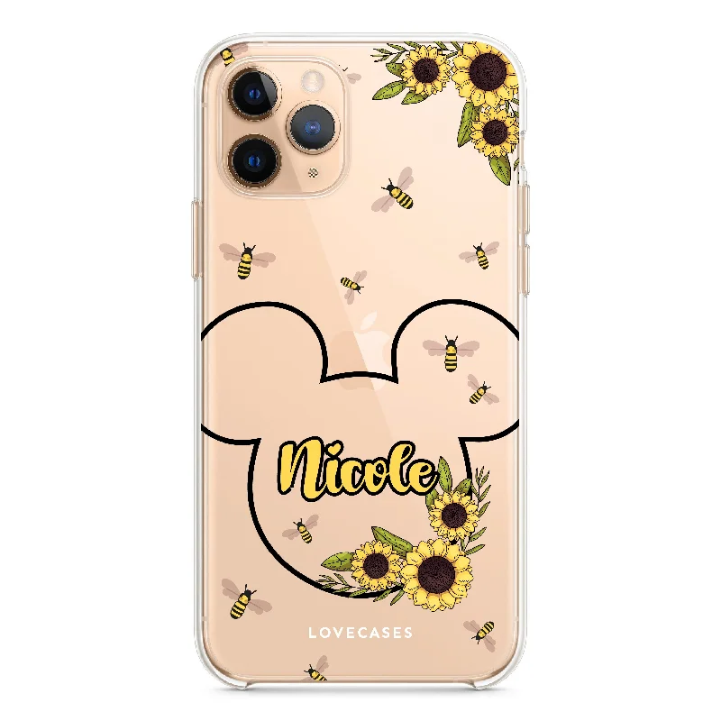 Personalised Sunflower Mickey Phone Case