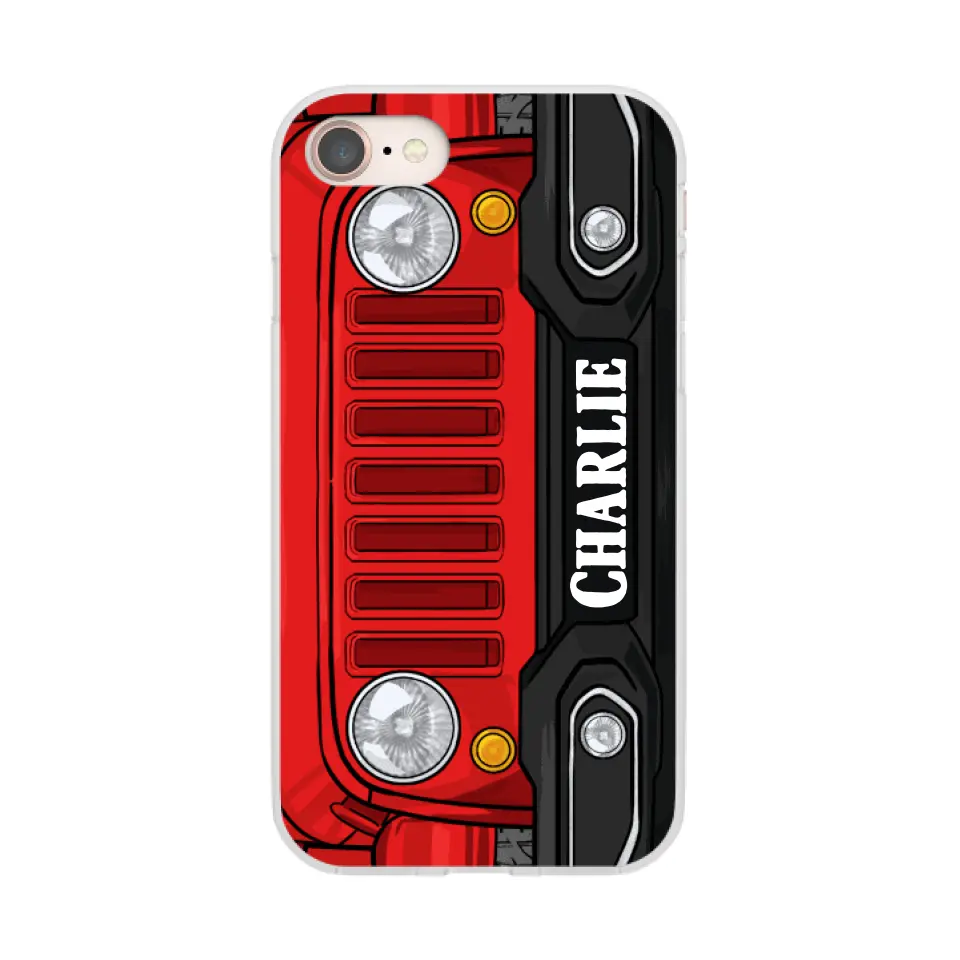 Personalized Phone Case Off-Road Car Custom Name, Gift For Car Lovers