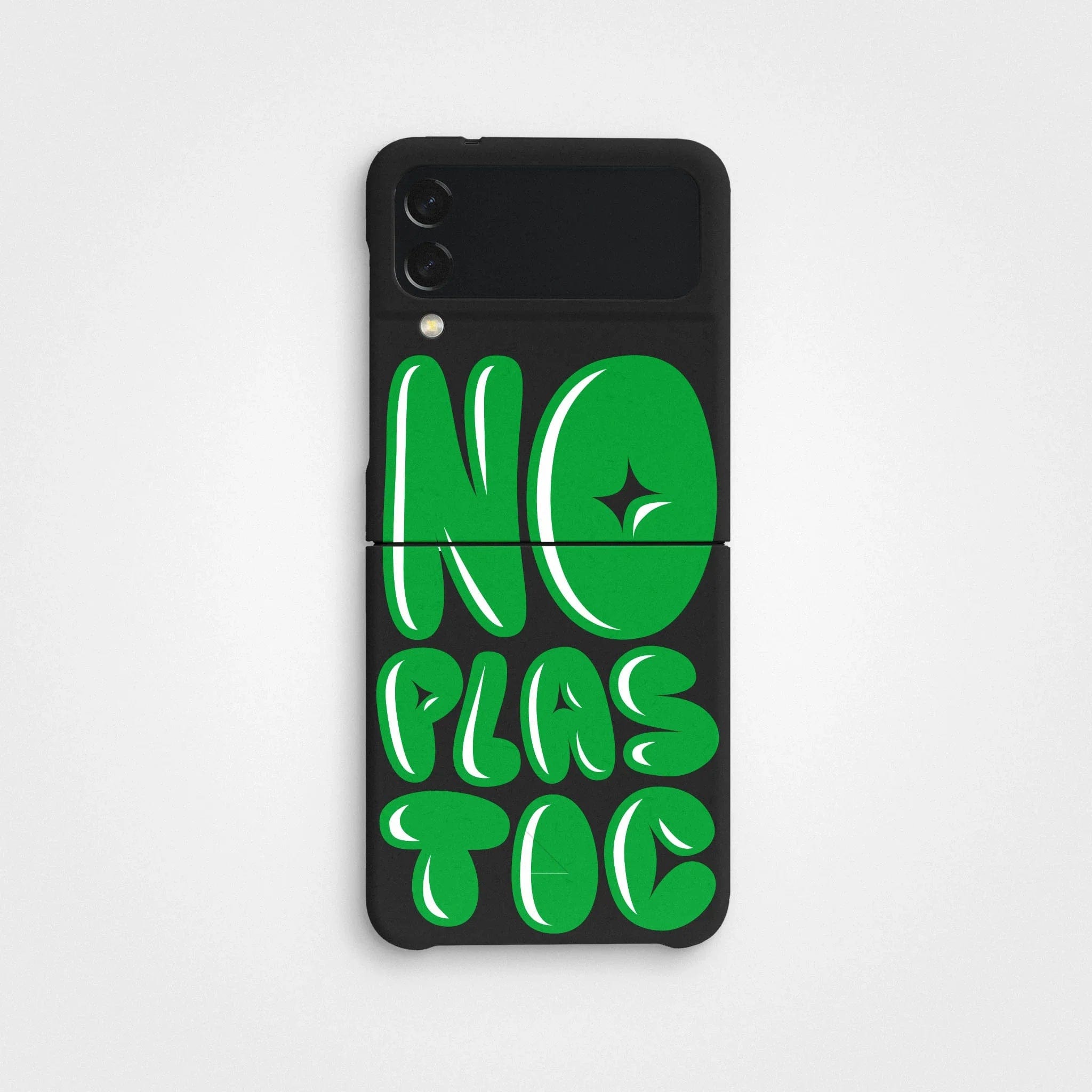 Plant-based phone case, black graffiti | No plastic