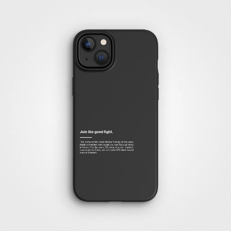 Plant-based phone case - Up to 3m Drop Protection | Black, Join the good fight - PLNTPRTCT™