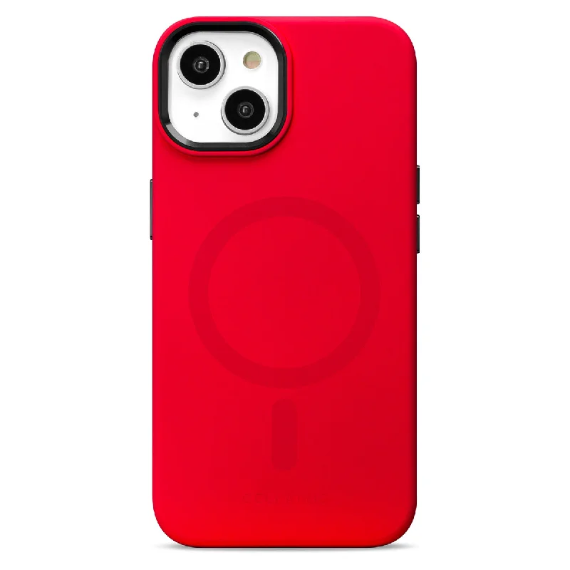 Puff Pastry - iPhone 15 Plus Red Velvet w/ Black Metal Accents w/ MagSafe Case