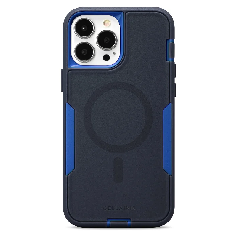 Rapture Rugged - iPhone 15 Pro Max Navy Blue w/ Blue w/ MagSafe Case