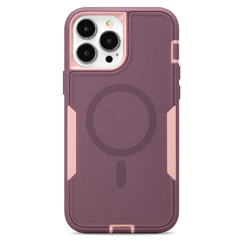 Rapture Rugged - iPhone 15 Pro Rose/ Mulberry w/ MagSafe Case