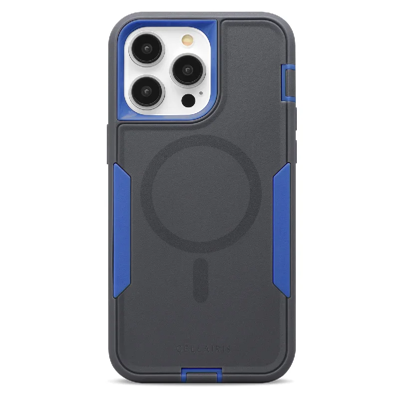 Rapture Rugged - iPhone 16 Pro Max Dark Gray/ Blue w/ MagSafe Case