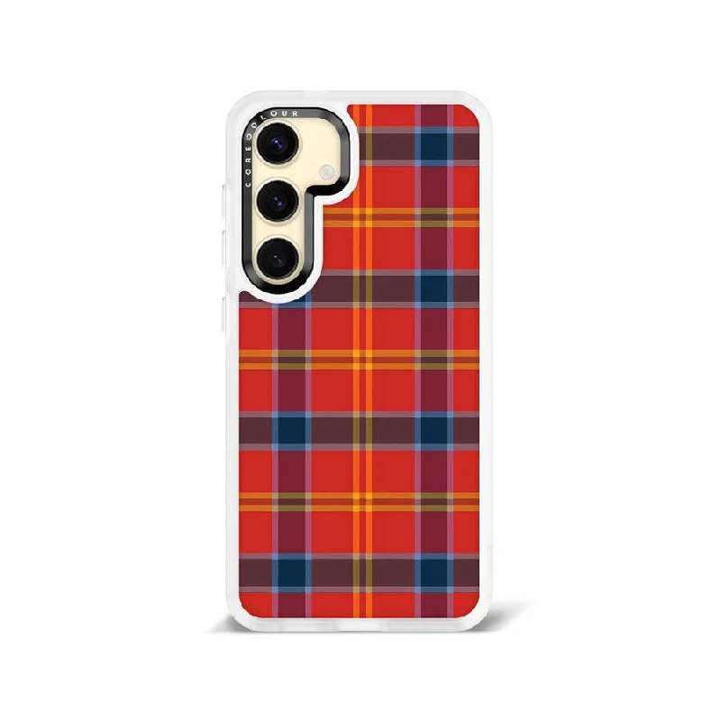 Samsung Galaxy S24 Classic Plaid Phone Case