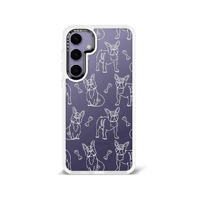 Samsung Galaxy S24+ French Bulldog Minimal Line Phone Case