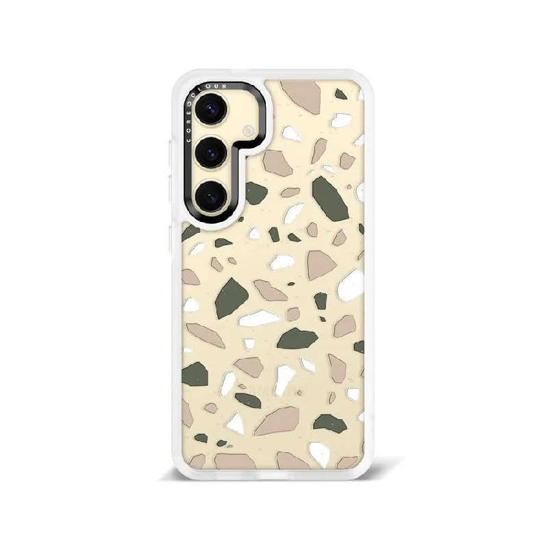 Samsung Galaxy S24 Marble Confetti Phone Case