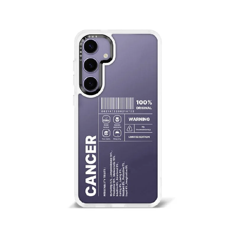 Samsung Galaxy S24+ Warning Cancer Phone Case