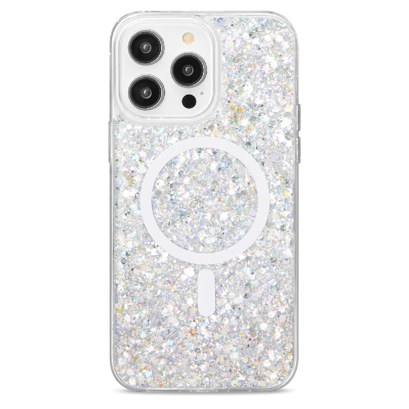 Showcase Glam - iPhone 15 Pro Silver w/ MagSafe Case